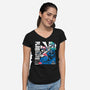 Plumbers Flow Mixtape-Womens-V-Neck-Tee-estudiofitas