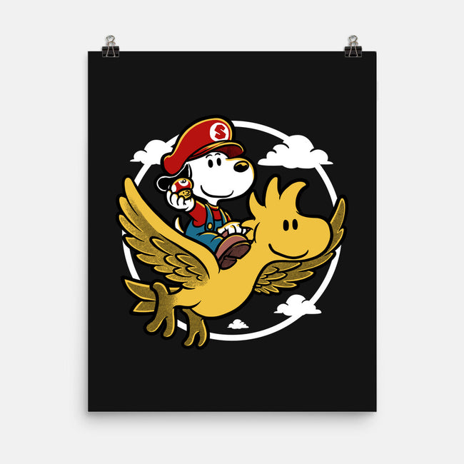 Super Beagle Bros-None-Matte-Poster-Studio Mootant