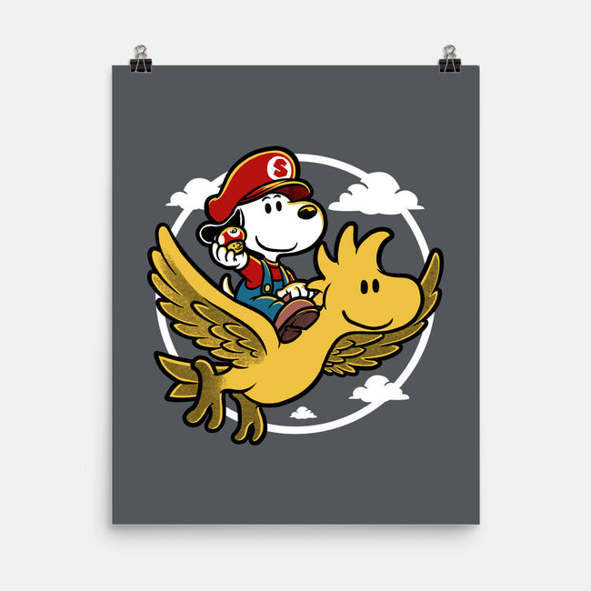 Super Beagle Bros-None-Matte-Poster-Studio Mootant