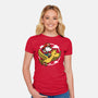 Super Beagle Bros-Womens-Fitted-Tee-Studio Mootant