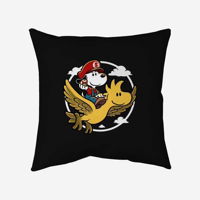 Super Beagle Bros-None-Non-Removable Cover w Insert-Throw Pillow-Studio Mootant