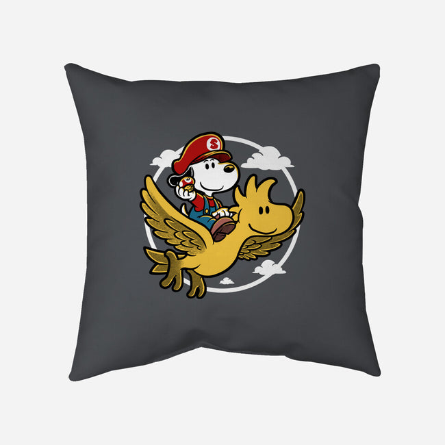 Super Beagle Bros-None-Removable Cover w Insert-Throw Pillow-Studio Mootant