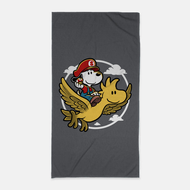 Super Beagle Bros-None-Beach-Towel-Studio Mootant