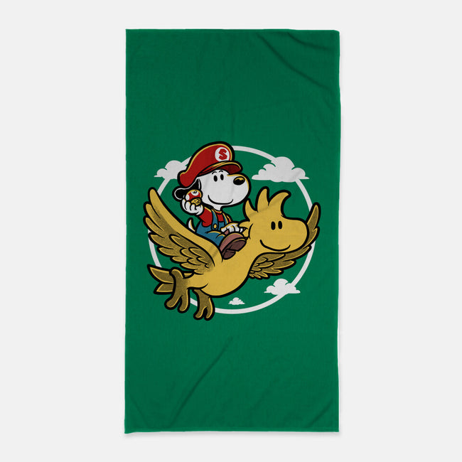 Super Beagle Bros-None-Beach-Towel-Studio Mootant