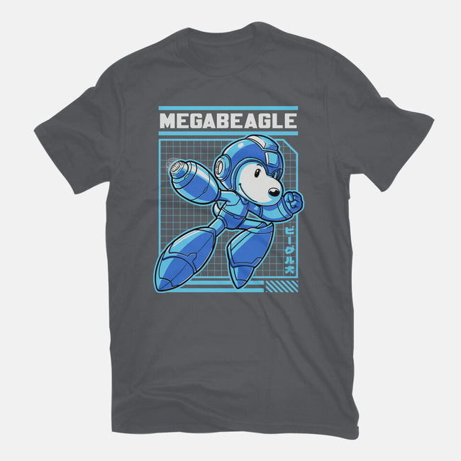 Mega Beagle Videogame-Womens-Fitted-Tee-Studio Mootant