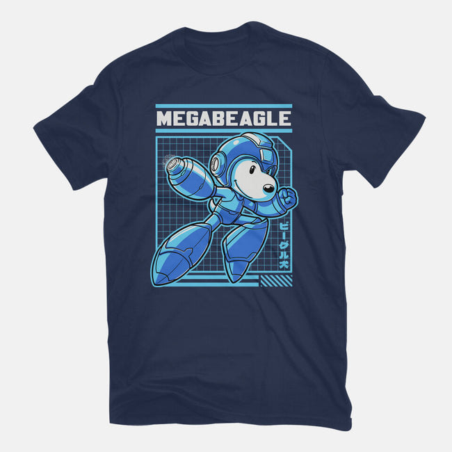 Mega Beagle Videogame-Mens-Basic-Tee-Studio Mootant