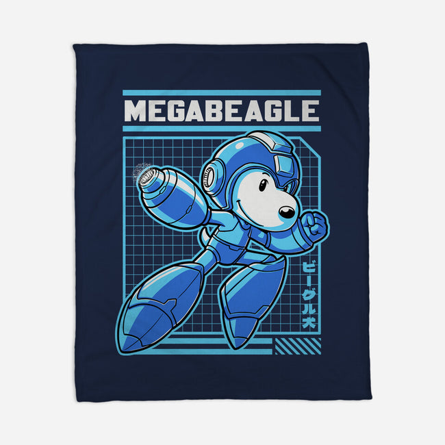 Mega Beagle Videogame-None-Fleece-Blanket-Studio Mootant