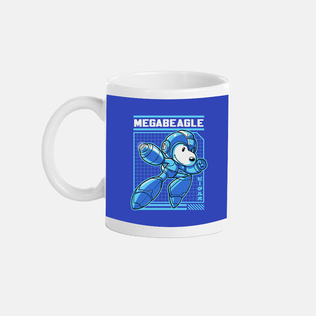 Mega Beagle Videogame-None-Mug-Drinkware-Studio Mootant