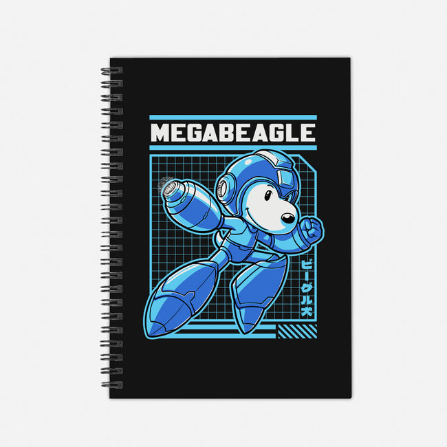 Mega Beagle Videogame-None-Dot Grid-Notebook-Studio Mootant