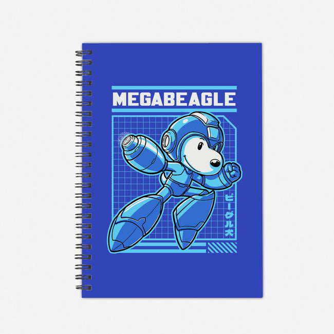 Mega Beagle Videogame-None-Dot Grid-Notebook-Studio Mootant