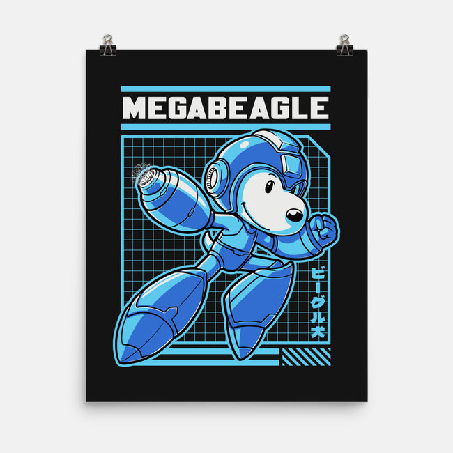 Mega Beagle Videogame-None-Matte-Poster-Studio Mootant