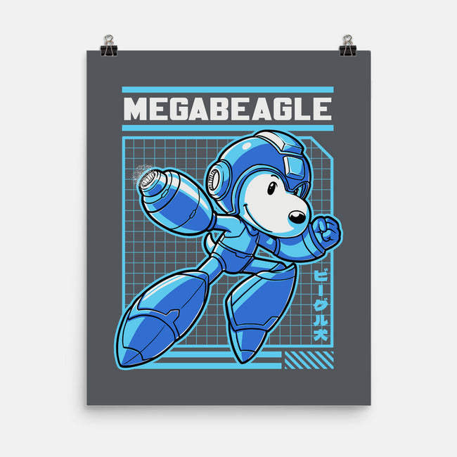 Mega Beagle Videogame-None-Matte-Poster-Studio Mootant