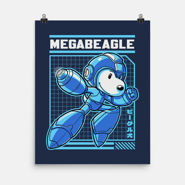 Mega Beagle Videogame-None-Matte-Poster-Studio Mootant