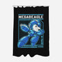 Mega Beagle Videogame-None-Polyester-Shower Curtain-Studio Mootant