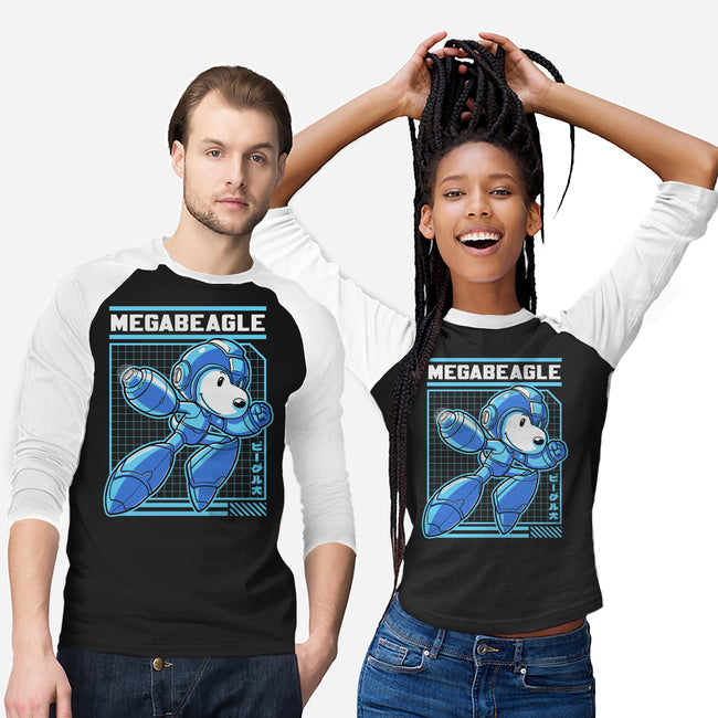 Mega Beagle Videogame-Unisex-Baseball-Tee-Studio Mootant