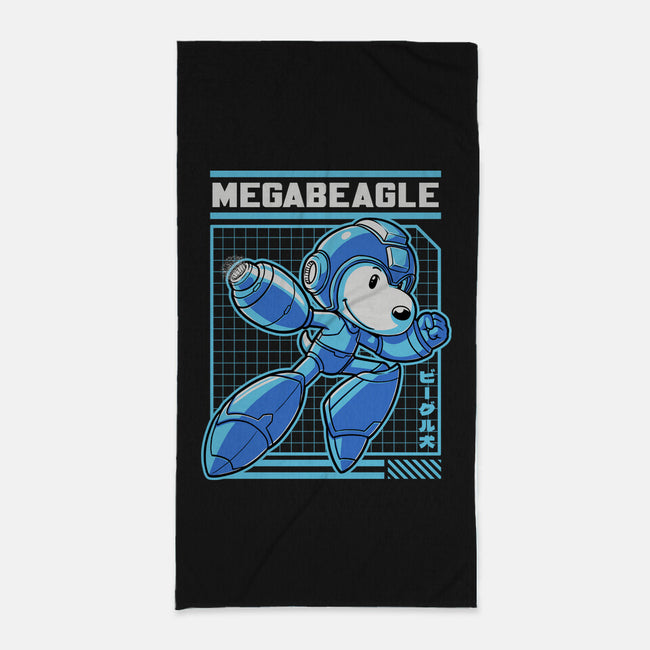 Mega Beagle Videogame-None-Beach-Towel-Studio Mootant