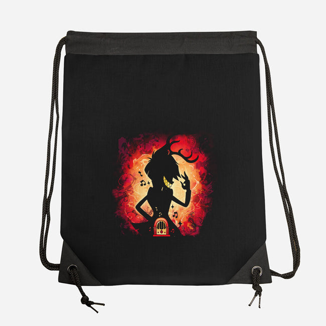 Deer Demon-None-Drawstring-Bag-Vallina84