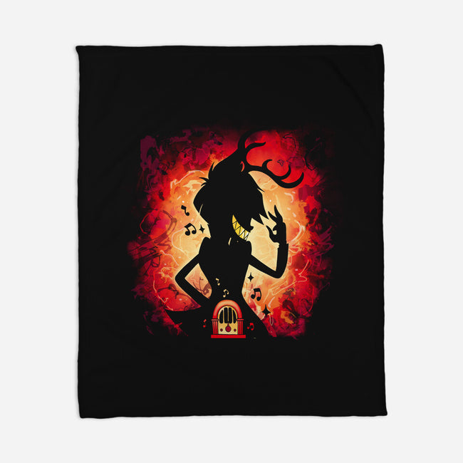 Deer Demon-None-Fleece-Blanket-Vallina84