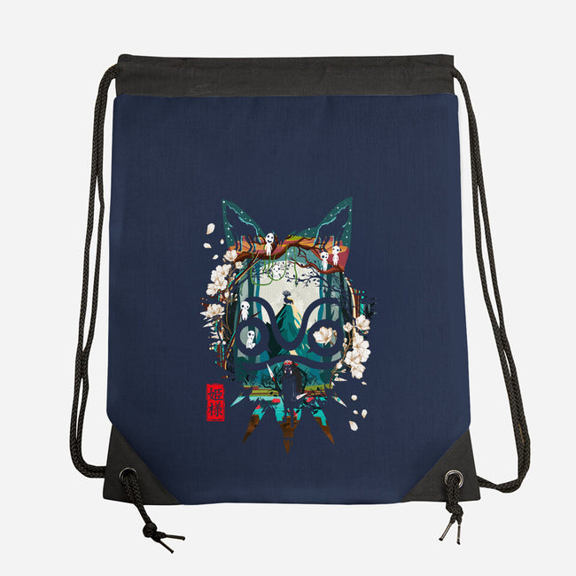 Princess Of The Woods-None-Drawstring-Bag-Arinesart