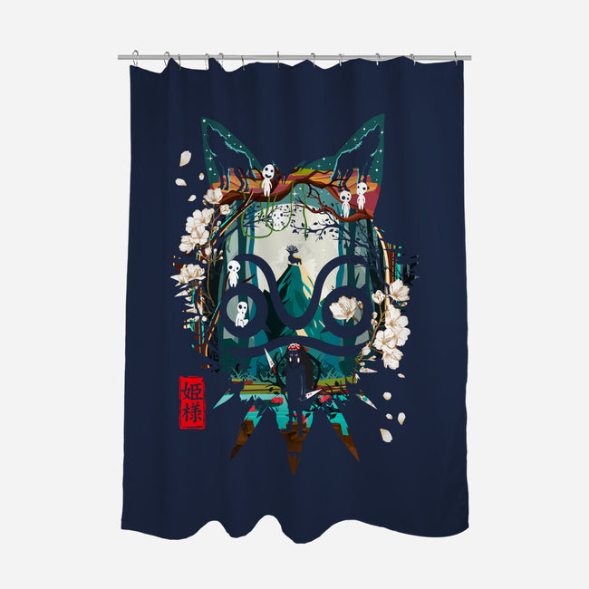 Princess Of The Woods-None-Polyester-Shower Curtain-Arinesart