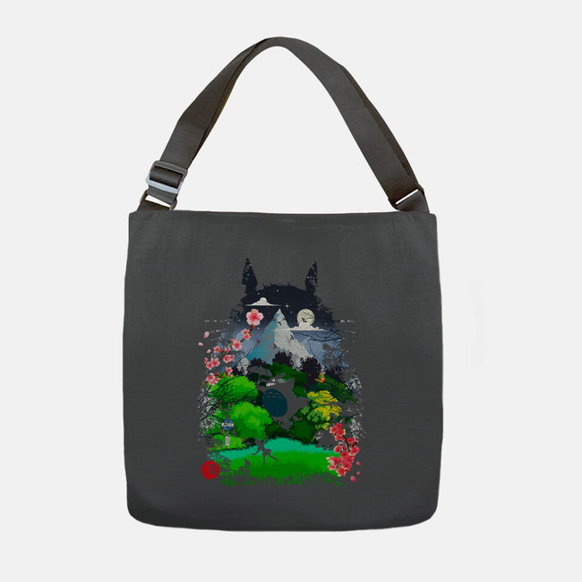 Neighbors And Friends-None-Adjustable Tote-Bag-Arinesart