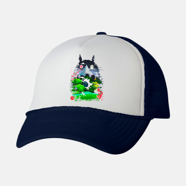 Neighbors And Friends-Unisex-Trucker-Hat-Arinesart