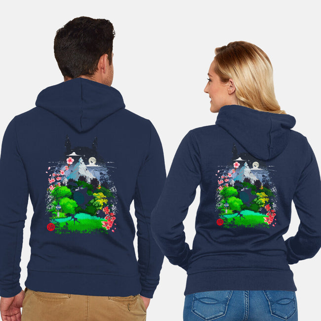 Neighbors And Friends-Unisex-Zip-Up-Sweatshirt-Arinesart