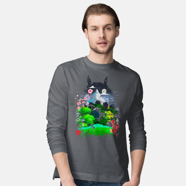 Neighbors And Friends-Mens-Long Sleeved-Tee-Arinesart