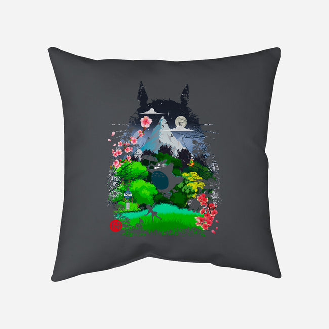 Neighbors And Friends-None-Non-Removable Cover w Insert-Throw Pillow-Arinesart