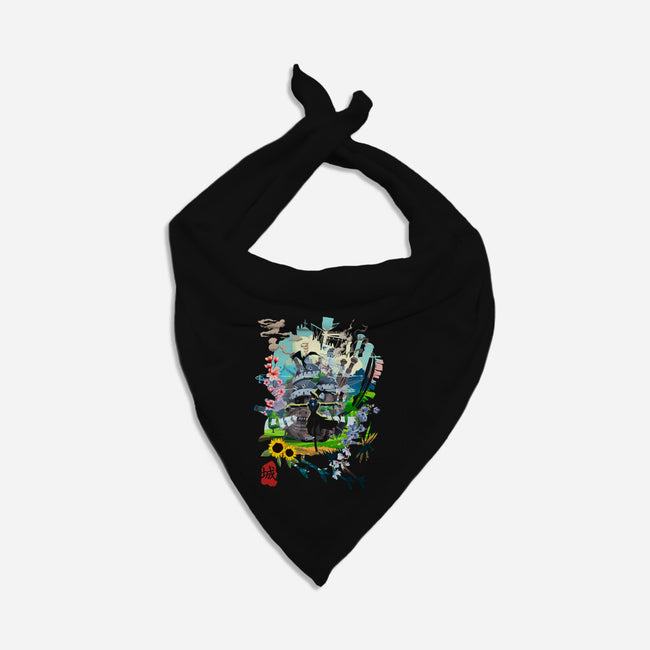 The Magic Castle-Dog-Bandana-Pet Collar-Arinesart