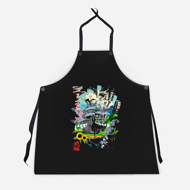 The Magic Castle-Unisex-Kitchen-Apron-Arinesart