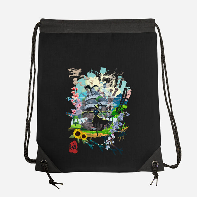 The Magic Castle-None-Drawstring-Bag-Arinesart