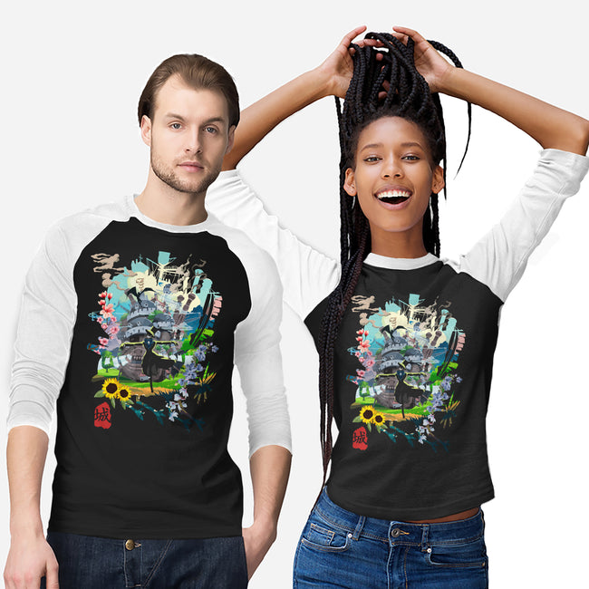 The Magic Castle-Unisex-Baseball-Tee-Arinesart