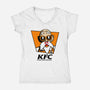 Kame FC-Womens-V-Neck-Tee-demonigote