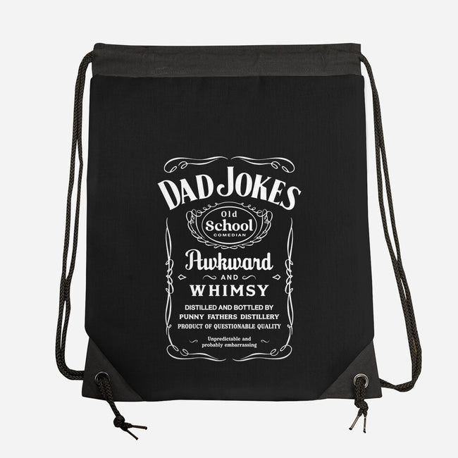 Dad Jokes Distillery-None-Drawstring-Bag-retrodivision