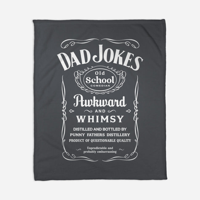 Dad Jokes Distillery-None-Fleece-Blanket-retrodivision