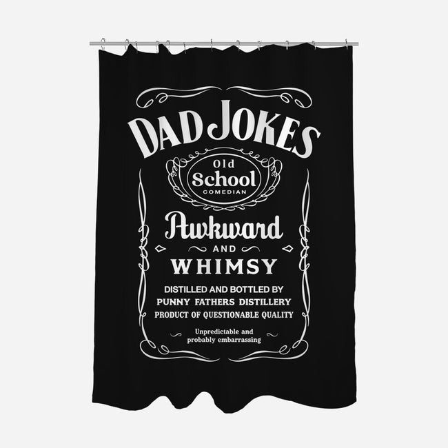 Dad Jokes Distillery-None-Polyester-Shower Curtain-retrodivision