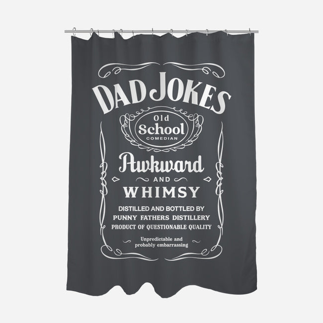 Dad Jokes Distillery-None-Polyester-Shower Curtain-retrodivision