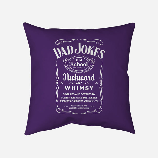 Dad Jokes Distillery-None-Non-Removable Cover w Insert-Throw Pillow-retrodivision