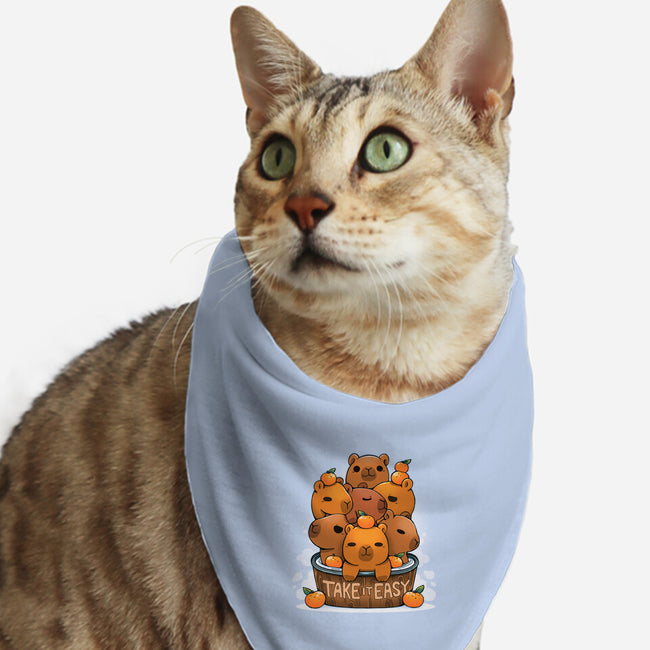 Take It Easy-Cat-Bandana-Pet Collar-Vallina84