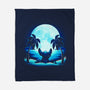 Alien Moon-None-Fleece-Blanket-Vallina84