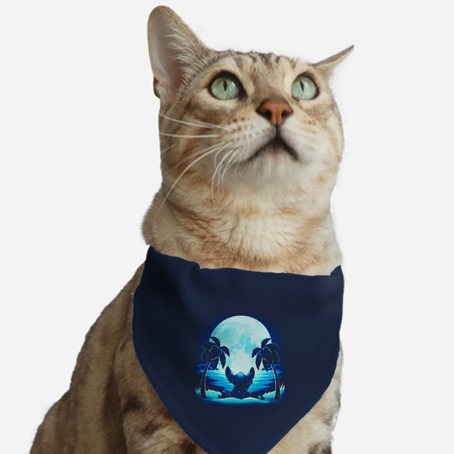 Alien Moon-Cat-Adjustable-Pet Collar-Vallina84