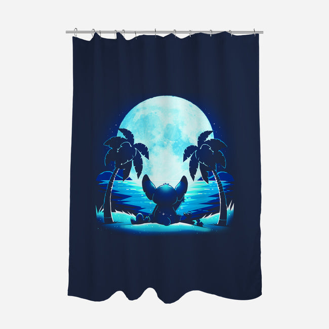 Alien Moon-None-Polyester-Shower Curtain-Vallina84