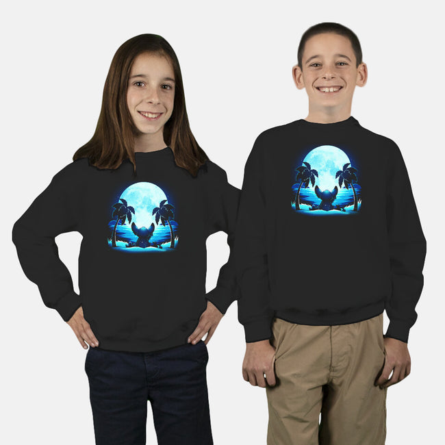 Alien Moon-Youth-Crew Neck-Sweatshirt-Vallina84