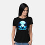 Alien Moon-Womens-Basic-Tee-Vallina84