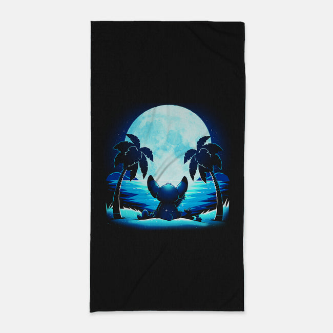 Alien Moon-None-Beach-Towel-Vallina84