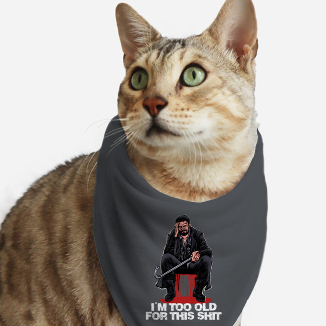 Butcher Is Too Old-Cat-Bandana-Pet Collar-zascanauta