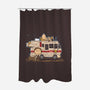 Lone Star And Barf-None-Polyester-Shower Curtain-demonigote