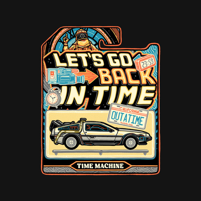 Time Machine Vehicle-Youth-Crew Neck-Sweatshirt-glitchygorilla