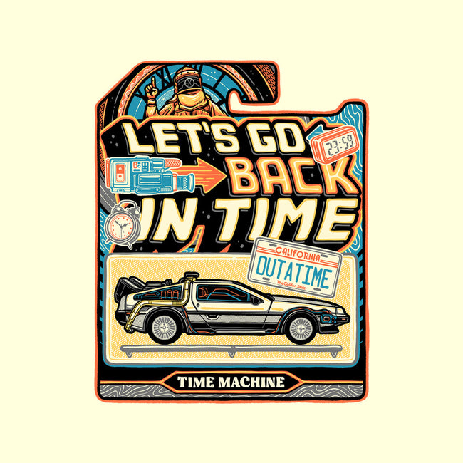 Time Machine Vehicle-None-Matte-Poster-glitchygorilla